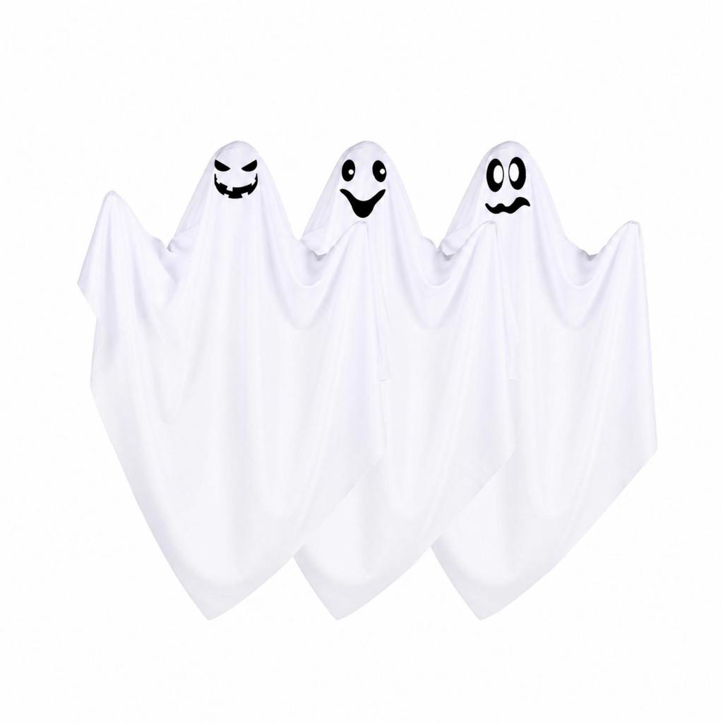 3 Pieces Hanging Ghost Decoration Eerie Decorations Floating for Window