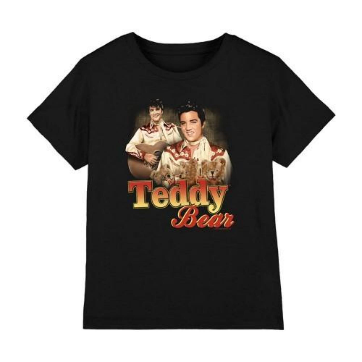 

Elvis Presley Childrens_Kids Teddy Bear T-Shirt S чёрный
