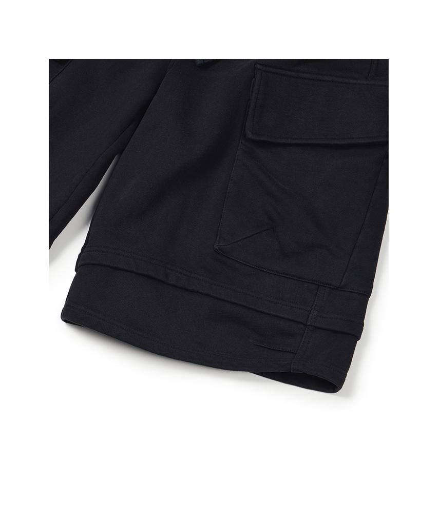 ETCE Vintage Over Sweat Shorts (Black)