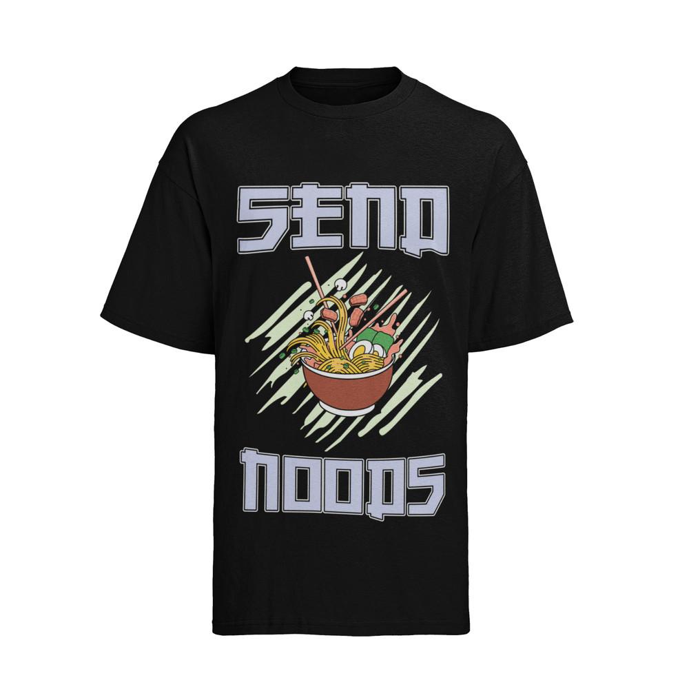 

Send-Noods-Japanese-Noodles-Bowl Otaku Anime Fan Herren Shirt Baumwolle L