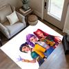 Colorful Fashion Friends Area Rug Perfect for Living Rooms Bedrooms Foyer Kitchen Anti-slip Rug Decorate Offices Gift for Festivals