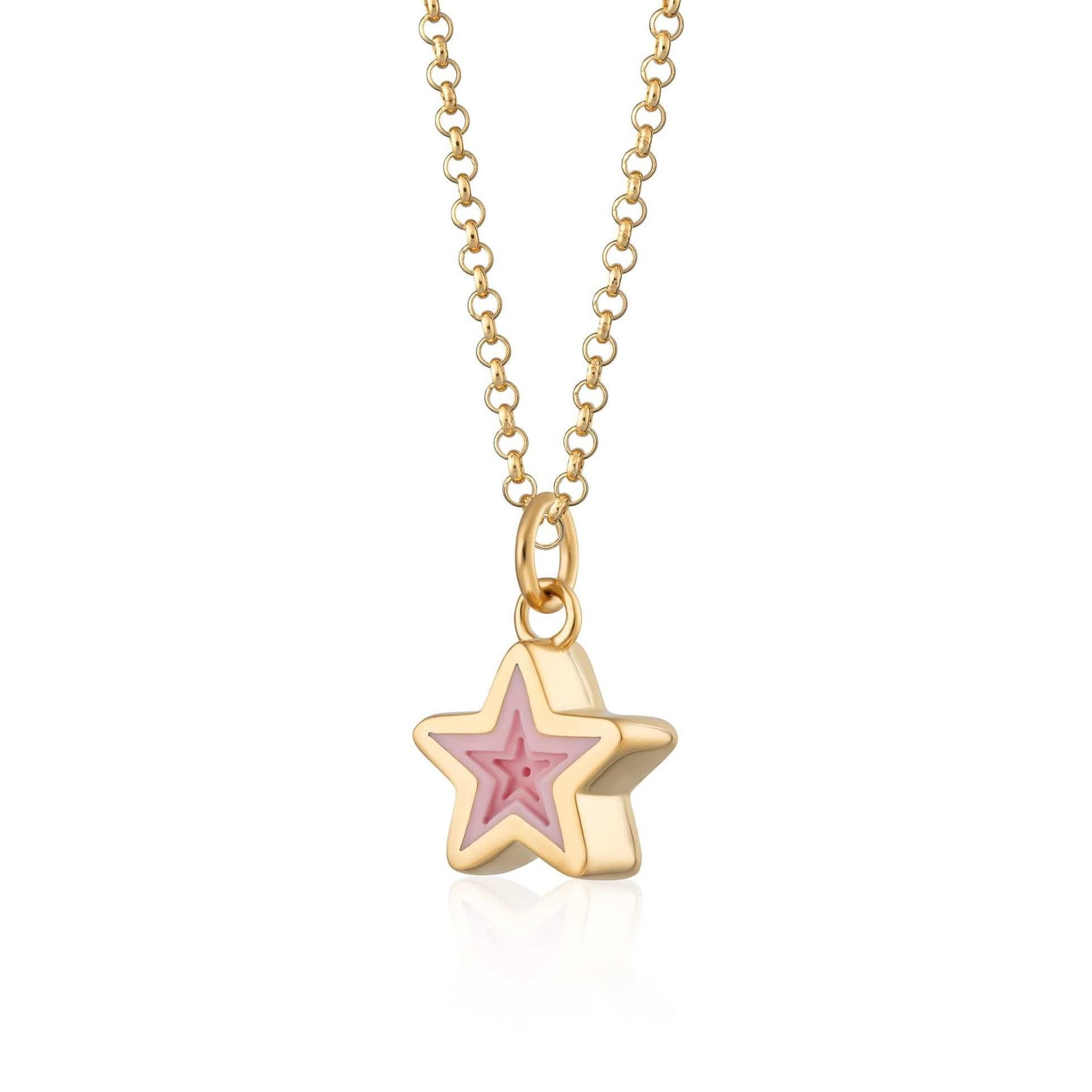 

Love Stainless Steel Necklace Star Stainless Steel Geometric Necklace Vacuum Gold Plated 18K Color Retention звезда