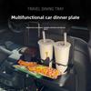 Multi-functional Children's Meal Tray with Foldable Car Mounting Bracket