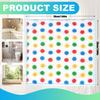 8pcs Streak-Free Cleaning Cloths, Super Absorbent & Quick-Dry Reusable Towels for Kitchen, No Lint Non-Scratch,Polka Dot Pattern