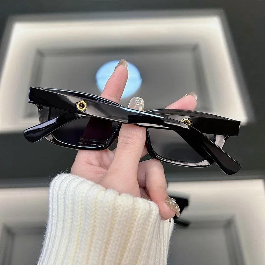 Square Vintage Sunglasses Women Men Brand Designer Mirror Sun Glasses Female Male Punk Fashion Retro Designer