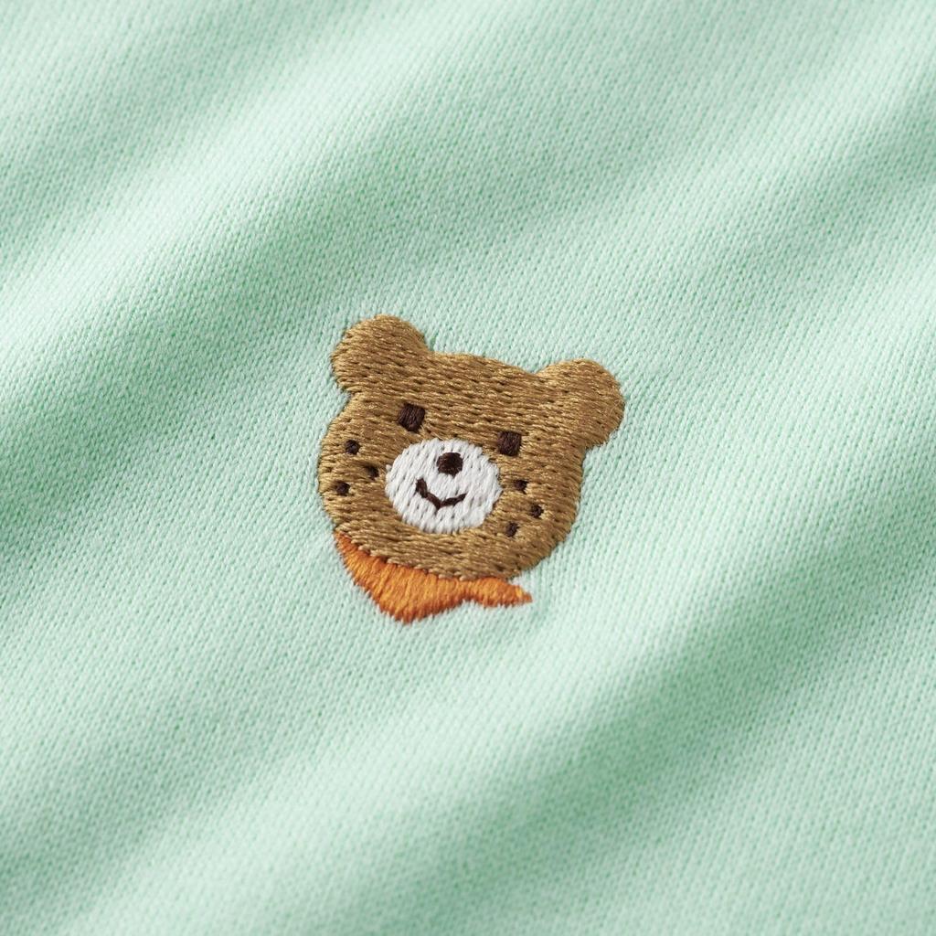 MIKI HOUSE HOT BISCUITS Short Sleeve Ice for Boys and T-Shirt, Green, 90cm, Girls, 70-5210-683