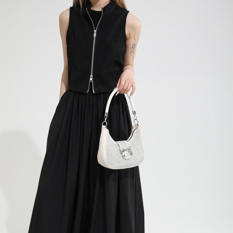 Trendy Korean Style Pu Underarm Bag For Women With Elegant Casual Look For Daily Use
