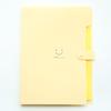 Large capacity multi-layer insert storage clip with smiling face PP folder, large capacity