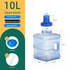 Wide Mouth Detachable Washable Mineral Water Dispenser Bottle - Hand-held Plastic Drinking Storage Barrel
