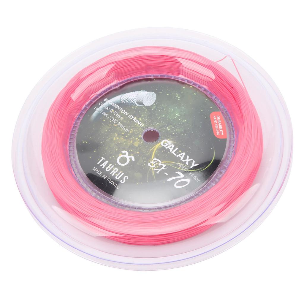 POWERTI BX70 Badmintonschläger Saite Hochelastische Nylon Badmintonschläger Saite 0,7mm Badminton