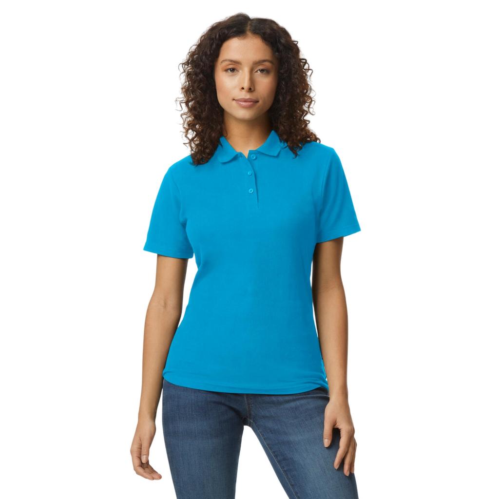 Gildan Womens/Ladies Pique Soft Touch Polo Shirt