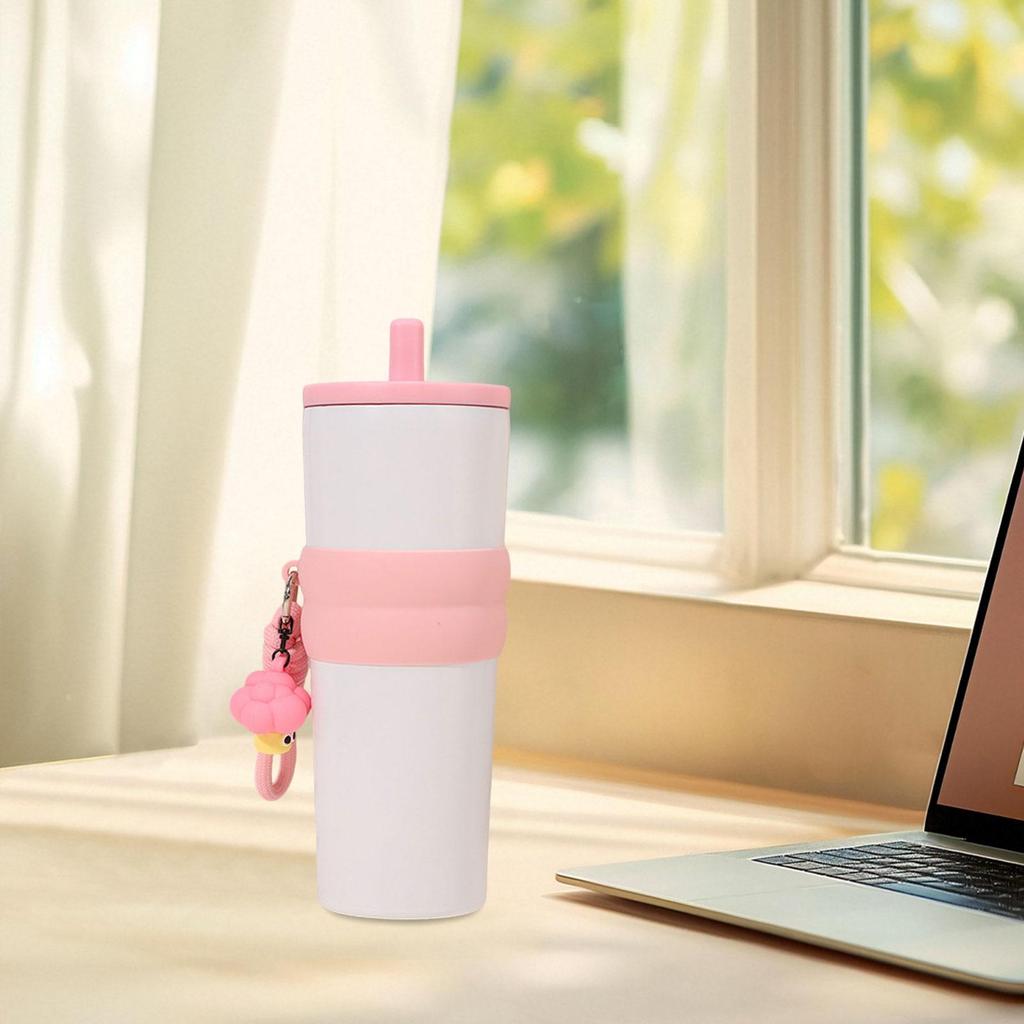 Insulated Water Bottle Leakproof Lightweight Stainless Steel Tumbler with Carry