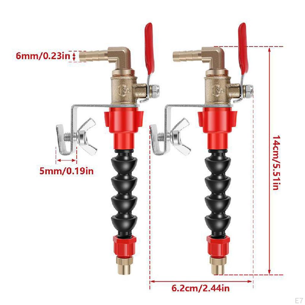 Verstellbare Staubentfernungsdüse, Staubwassersprüher, hochwertiges, universelles Sprühsystem