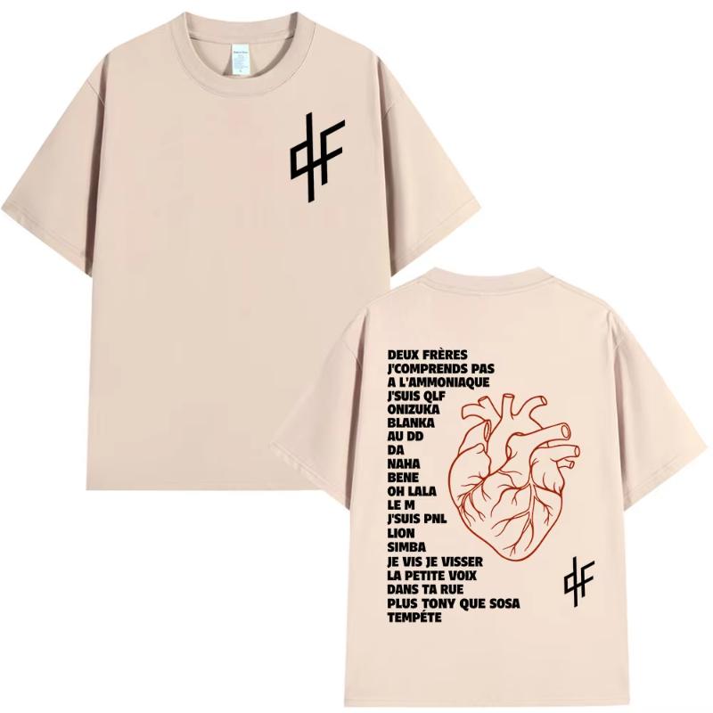 Rapper PNL Le Monde Chico Album Graphic Tshirt Unisex Women Fashion Hip Hop Short Sleeve Tshirt Cotton Casual T Shirts Streetwear