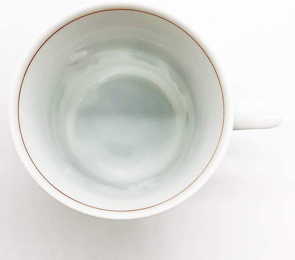 Koransha Bílý porcelán s exotickým vyobrazením Japonců v moderním 250ml Arita Vyrobeno V poněkud humorný design je stylový a Ten