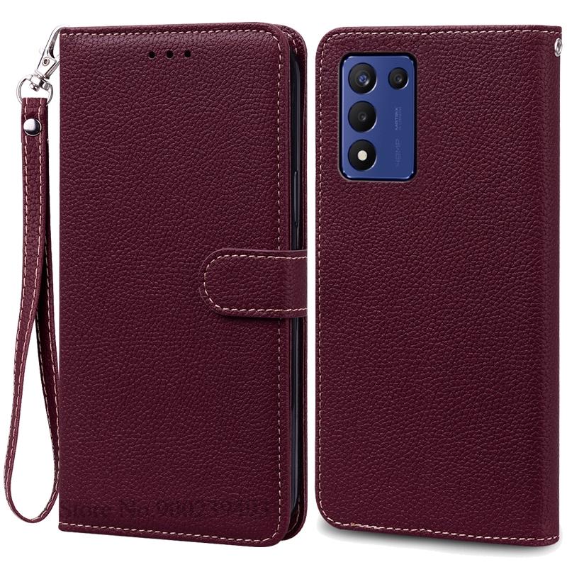 For Realme Q3S Case Flip Leather Wallet Cover For Realme Q3s Case Soft Silicone Book Wallet For Realme Q3s Cover Coque Fundas