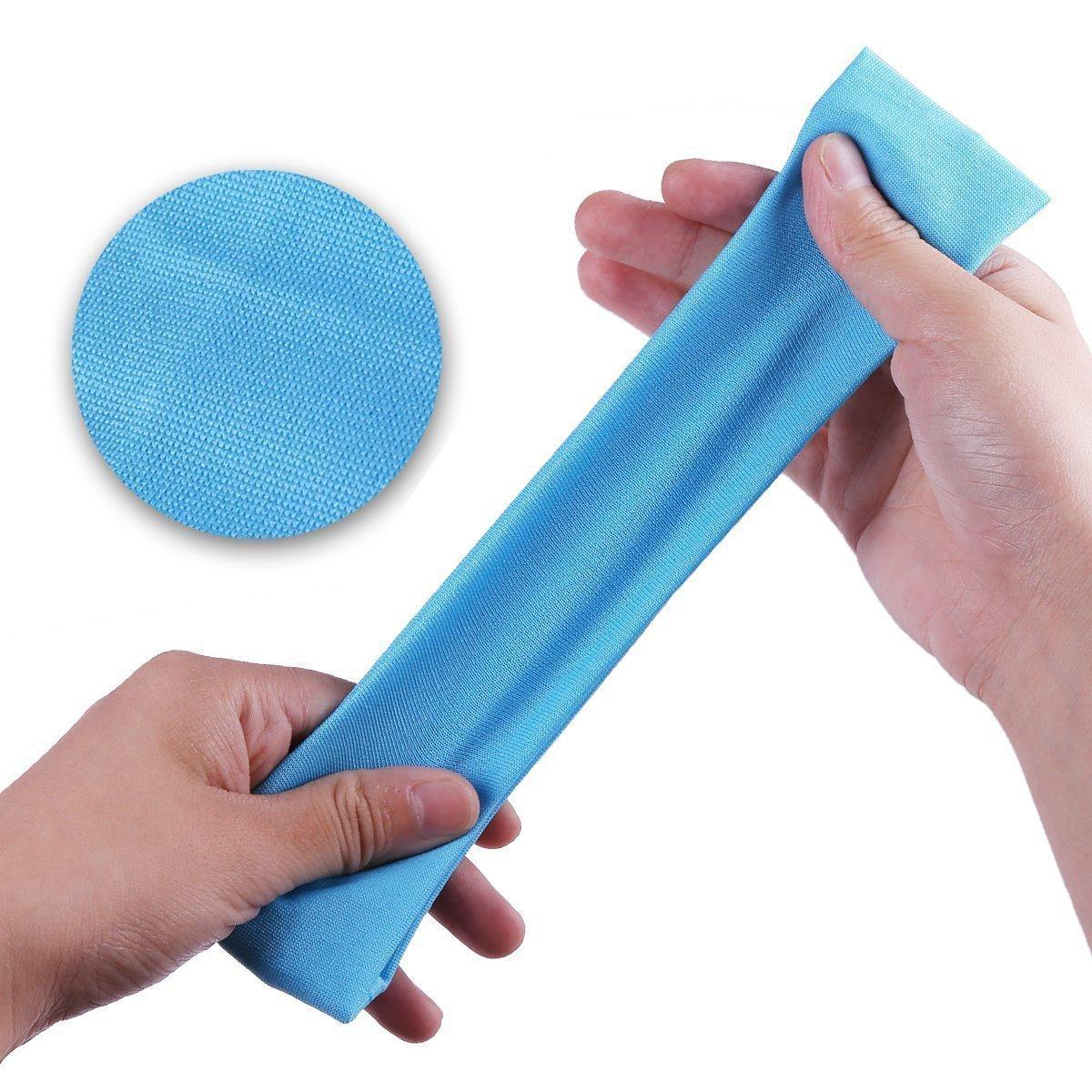 

Летняя спортивная эластичная повязка на голову для бега, йоги, спа, умывания лица, повязка для волос, впитывающая пот, для женщин и мужчин, аксессуары для волос Size fits all