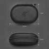 Universal Earphones Case Oval Storage Bag Headphones PU Storage Box Black Portable Hold Storage Box For KZ BA10 AS10 ES4
