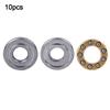 10pcs Thrust Ball Bearing Miniature High Precision Flat Steel Bearings Set