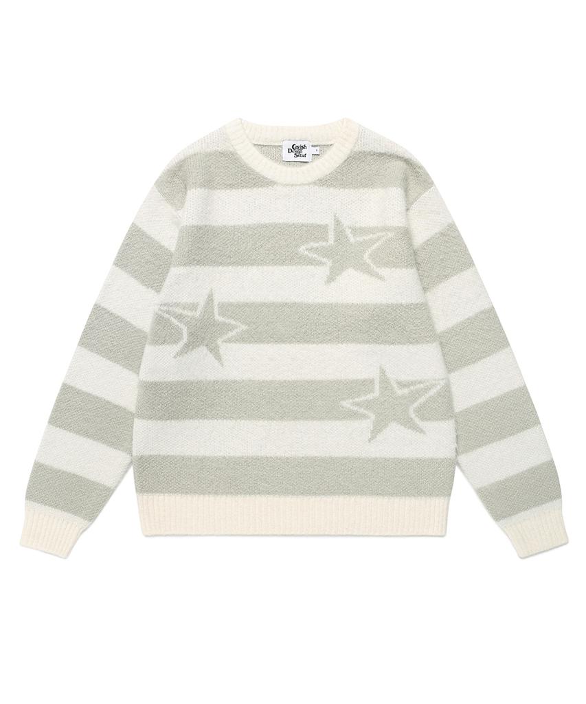 CAVISH Gepunkteter Sternen-Strickpullover Elfenbein(Cv2Ffuk600A)