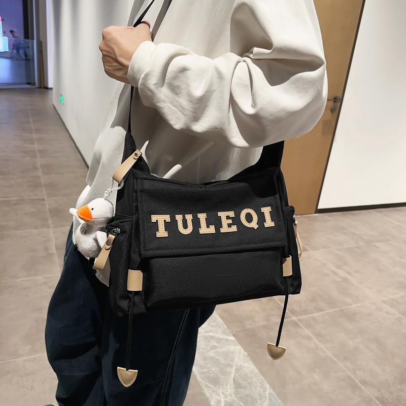 Crossbody Bag Women Large Capacity Backpack Student Class Shoulder Bag Men Messenger Bag