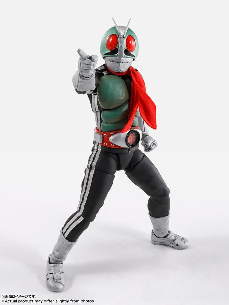 TAMASHII NATIONS Bone Carving Kamen Rider New 1 Glorious Showa Rider Edition Press Limited Edition Base Approximately 145mm PVC ABS Fabric Painted