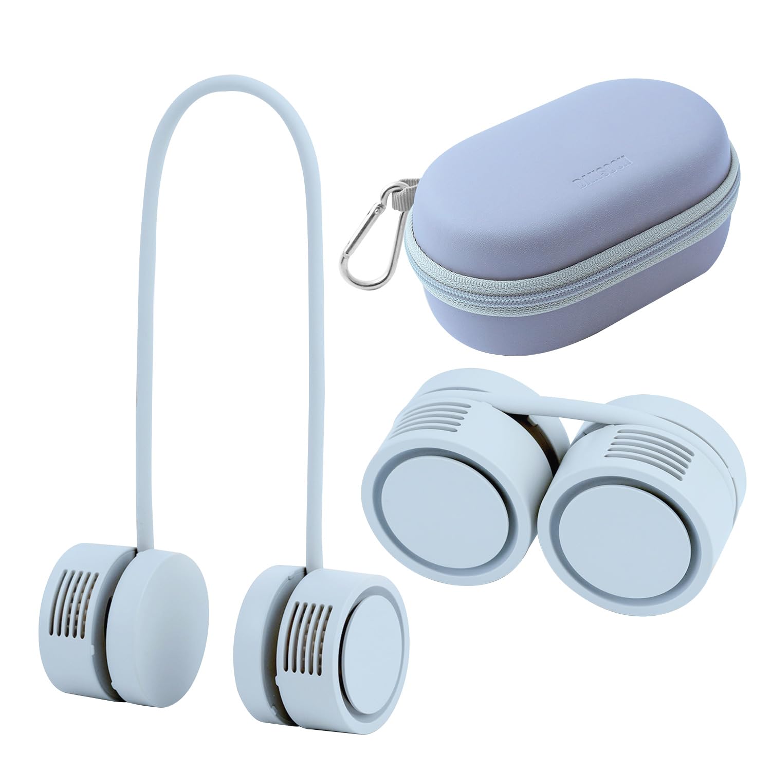 

DANSOON Шейный шейный ободок Вращающийся 360 Регулируемый Низкий BLDC 3 уровня Компактный корпус Шейный DSN27451SB Небесно-голубой Вентилятор, Вентилятор, [Свободные руки, градус, угол, шум,