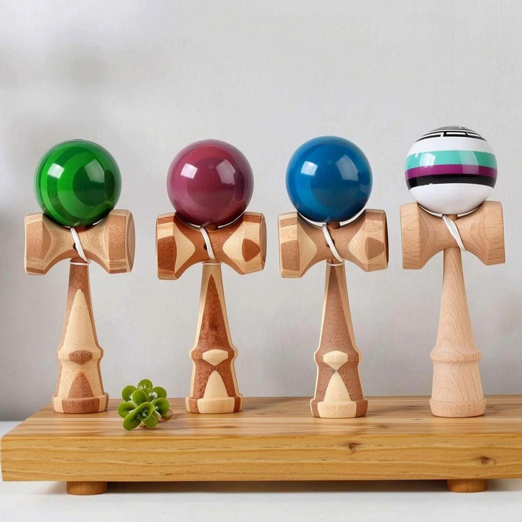 Coordination Toy Bamboo Wooden Smooth Skill for Beginners, Collectors,