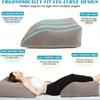 [Ergonomic Leg Pillow] Soft Polyvinyl Chloride Cushion for Hip, Foot, leg - Adjustable Height Settings for Swelling, Circulation