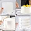 Klare Tortenspatel Verschiedene Formen Tortenränder Tortendekoration Zuckerguss Dekorationskamm Glatter Spatel Küchen Backen DIY Werkzeuge