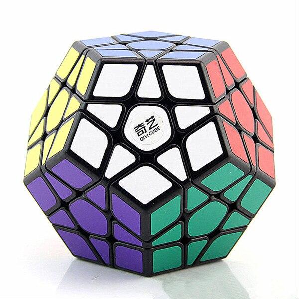 

Куб Qiyi Qiheng S 3x3x3 Megaminxeds Magic Cube Qiyi 12 сторон 3x3x3 Speed ​​Cube Qiyi 3x3 Megaminxeds Puzzle Magic Cubo чёрный