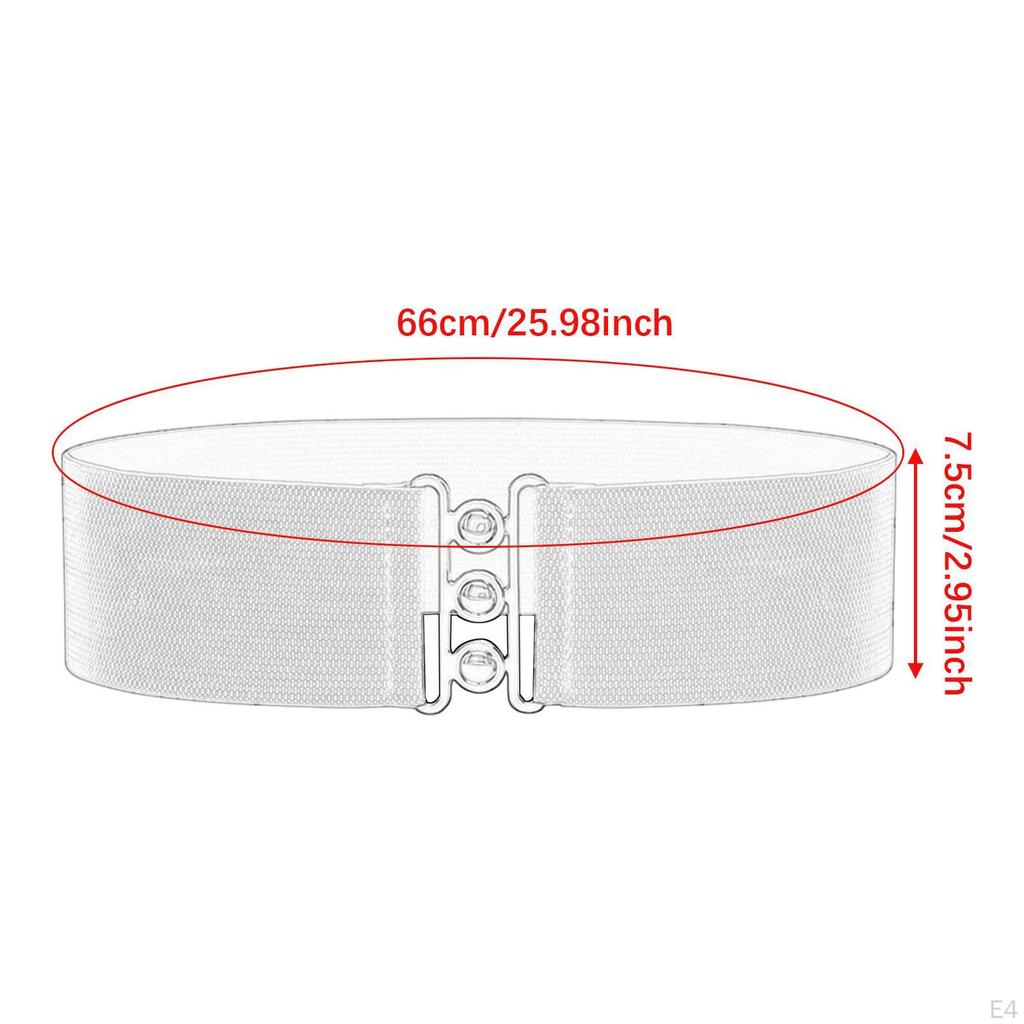 Elastic Waist Belt for Women, Stretch Band Blouses And Denim
