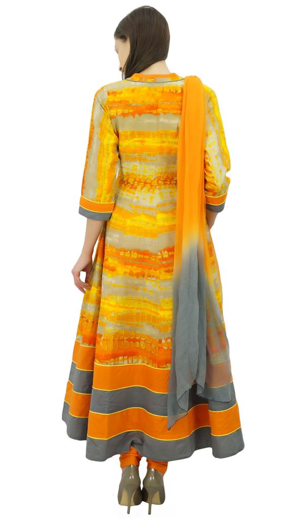 Atasi Women'S Designer Cotton Anarkali Salwar Kameez Indian Suit With
