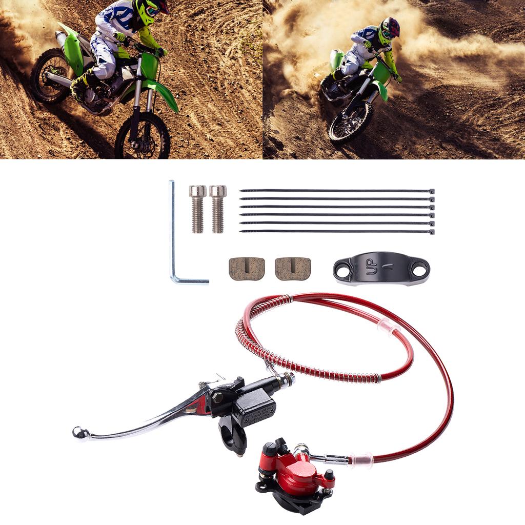 Zadní hydraulický kotoučový brzdový systém třmen s brzdovými destičkami brzdové sestavy hlavní válec pro 2taktní 47CC 49CC