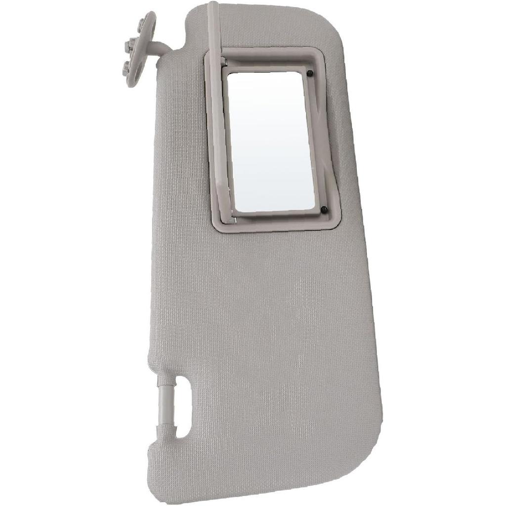 Gray Passenger Right Side Sun Visor Replacement Compatible with ta 2014 to 2019, Passenger Side Sun Visor with Makeup Mirror, Excellent Sun