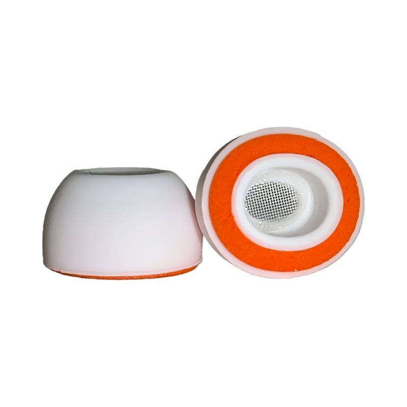 Memory Foam Soft Silicone Ear Tip for Bluetooth-compatible Earphones Protective Earbuds Cover Noise Reduction Hole