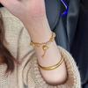 Sand Gold Ancient Tassel Gourd Entanglement Bracelet Women'S New Chinese Style National Tide Wind Lucky Character Gourd Hand Rope
