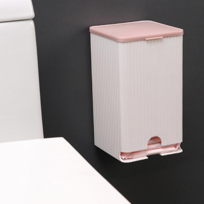 Wall Mounted Sanitary Towel Holder Multifunctional Tissue Dispenser Bathroom Organizers Sanitary Napkin Storage Box