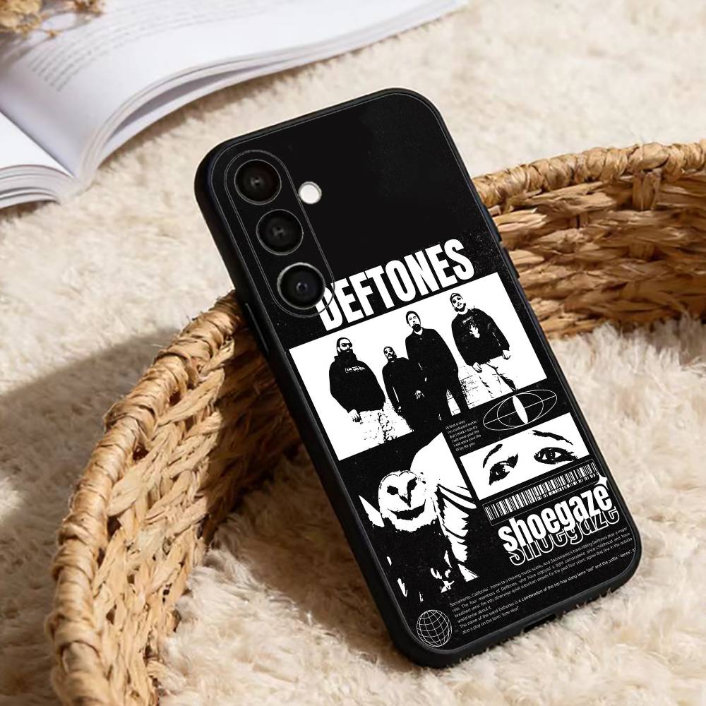 Rock Band Deftones Phone Case For Samsung Galaxy A13,21s,22,31,32,52,53,71,72,73,Soft Black Cover
