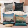 Landscape Kawase Hasui Pillow Case linen pillow case sofa home decor cushion cover cushion cove
