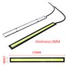10PCS 17cm Ambient Light Car LED Daytime Running Lights Led 12v Light Strip Fog Lamp Waterproof Ambience Decorative