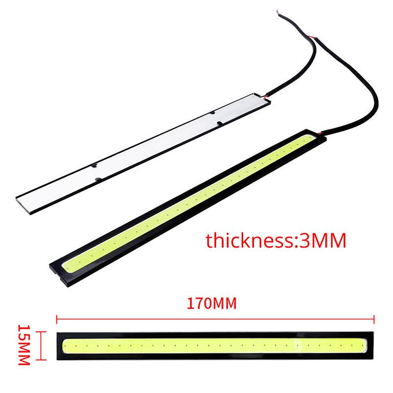 10PCS 17cm Ambient Light Car LED Daytime Running Lights Led 12v Light Strip Fog Lamp Waterproof Ambience Decorative