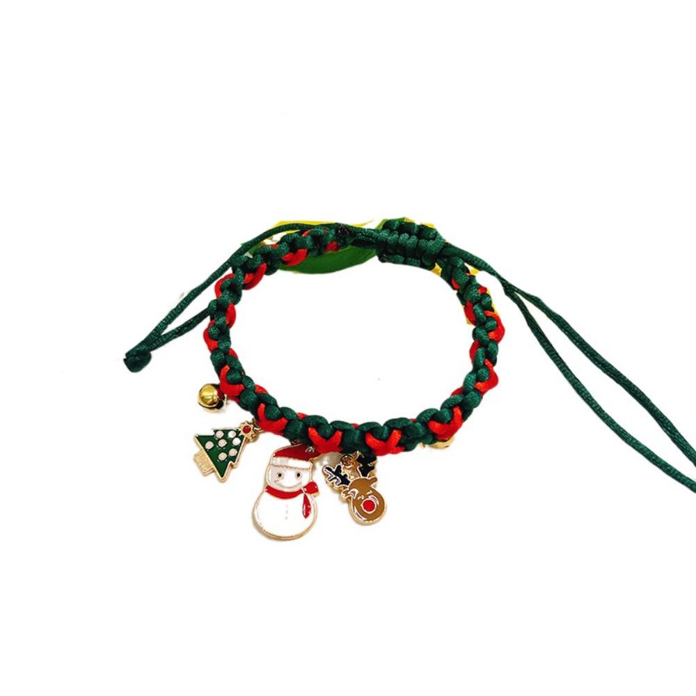 Creative Christmas Pet Collar Adjustable Cat Neck Strap Pet Necklace  Small Medium Pets