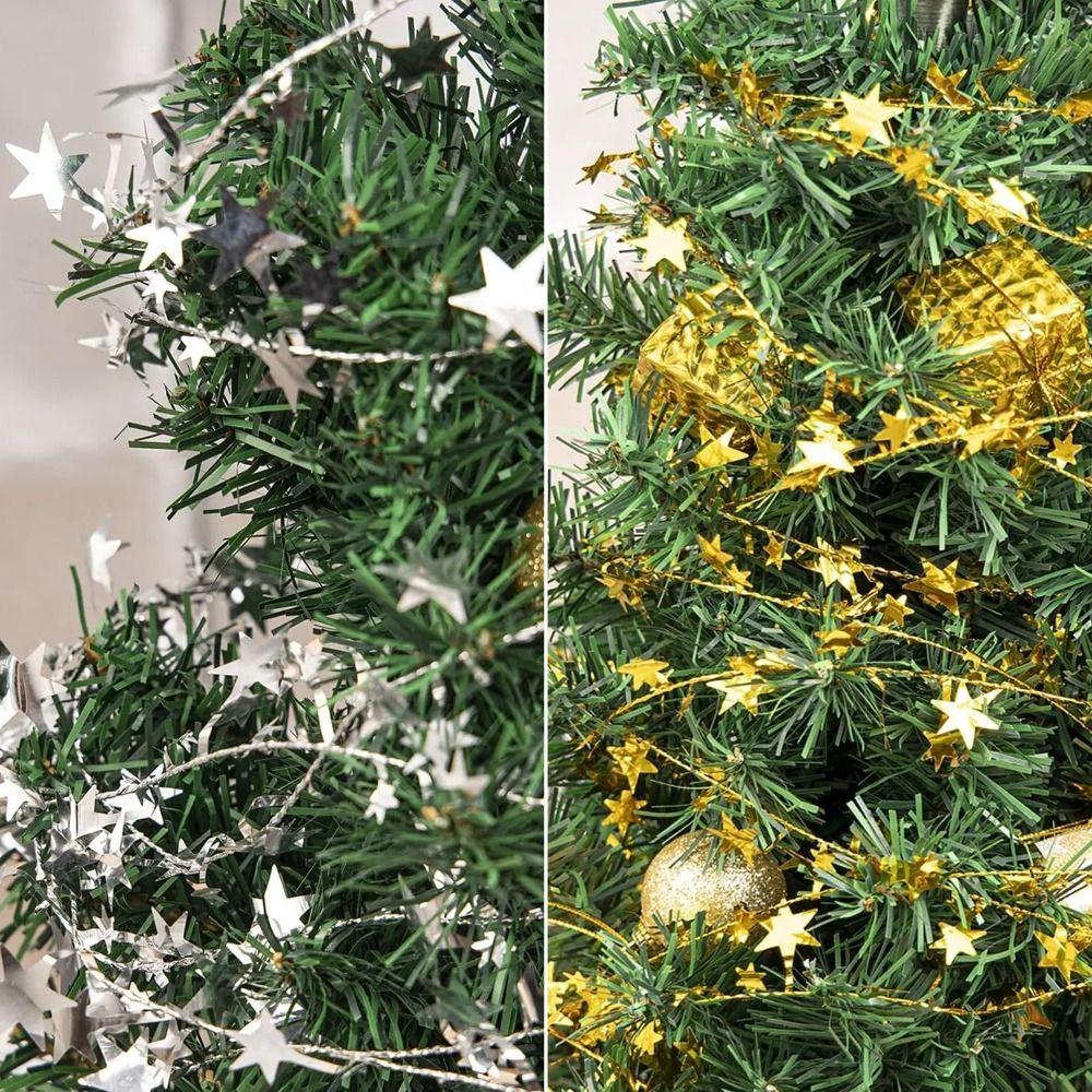 Festive Atmosph Wall Door Decor Bright Color Christmas Tree Ornaments  Christmas Tree