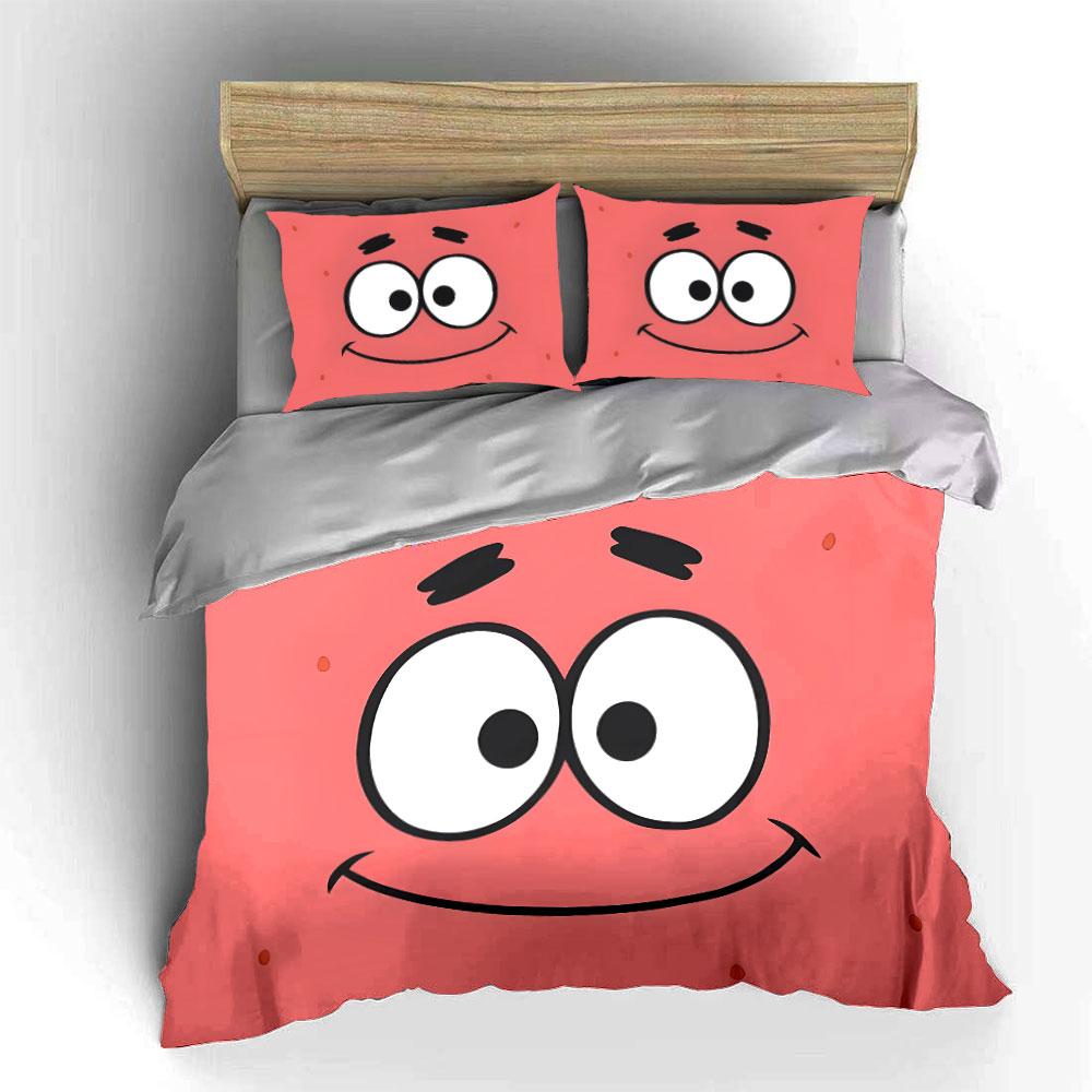 Smiling Cartoon Face Pattern. Bedding Sets Duvet Cover Sets Duvet Covers Pillowcases(1 * Duvet Cover 2 * Pillowcases Without Duvet Insert)
