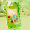 Green Dinosaur Wooden Color Walking Game Board Children Puzzle Toy For Gift