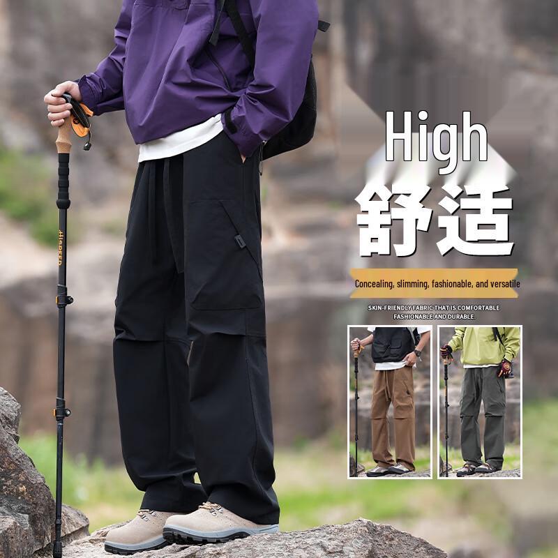 

Men s Casual Straight-Leg Cargo Pants L