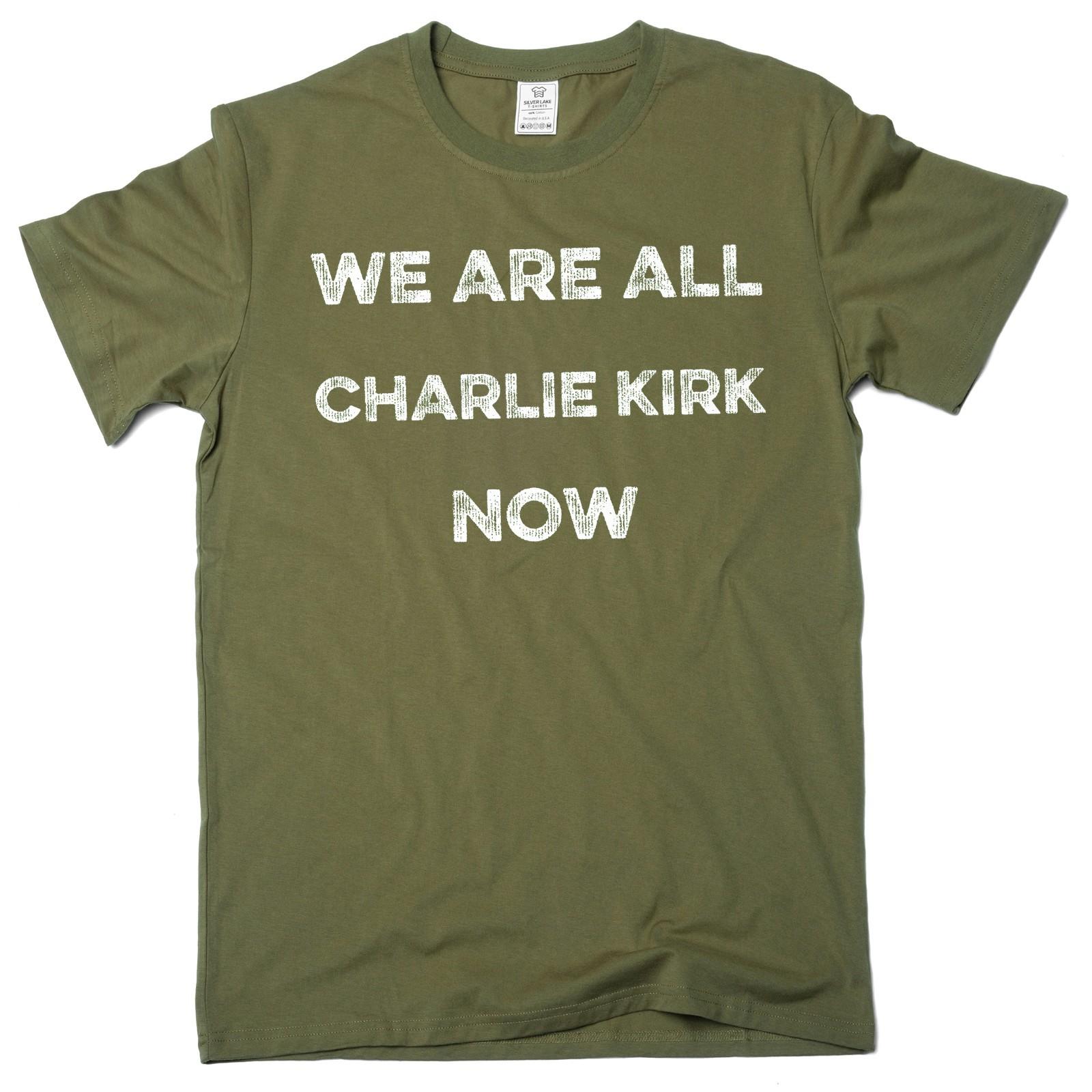 C.K T-shirt We are all Charlie Kirk RIP Charlie Tee Shirt CK Tee 2XL