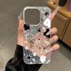 IMD Glitter Transparent Pet Puppy Color Knot for 11 Apple 11promax Mobile Phone Case Iphone11 Premium