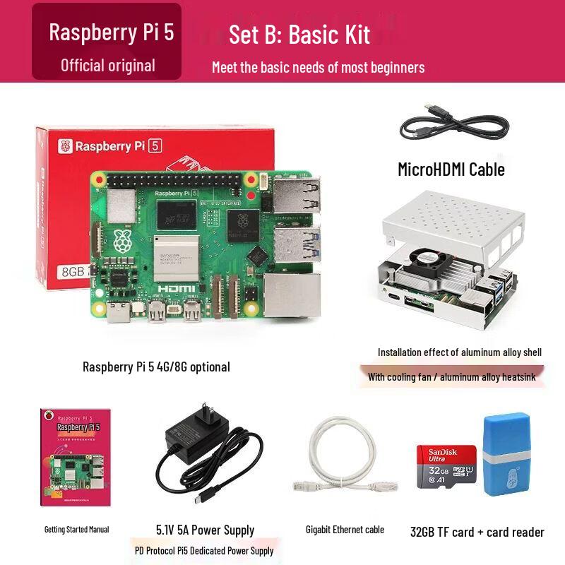 CreateBlock Raspberry Pi 5B Development Kit